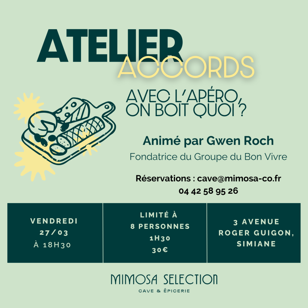 27 mars 2026 atelier accords apero vins 
