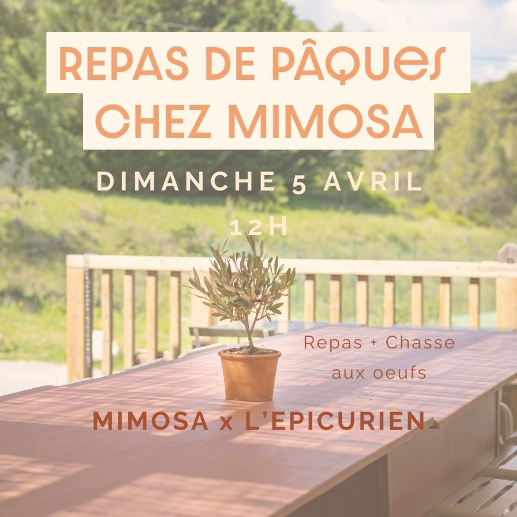 Paques chez Mimosa, dimanche 5 Avril